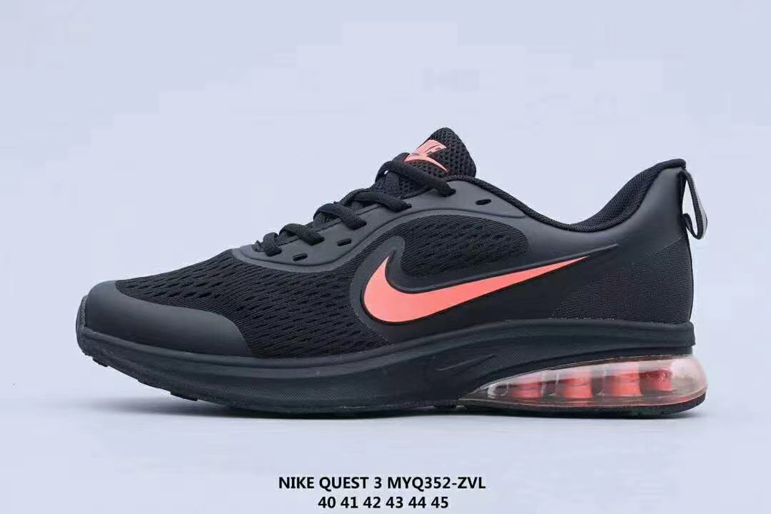 Nike Quest 3 MYQ Black Pink Shoes - Click Image to Close